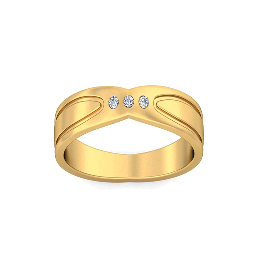 Eclipse Diamond Men's Ring