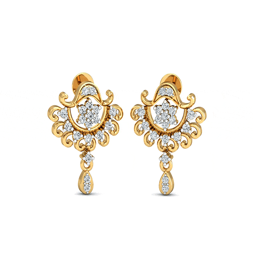 Cloudlight Diamond Earrings