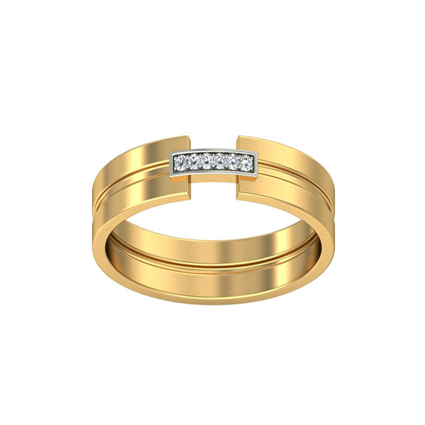 Fusion Diamond Men's Ring