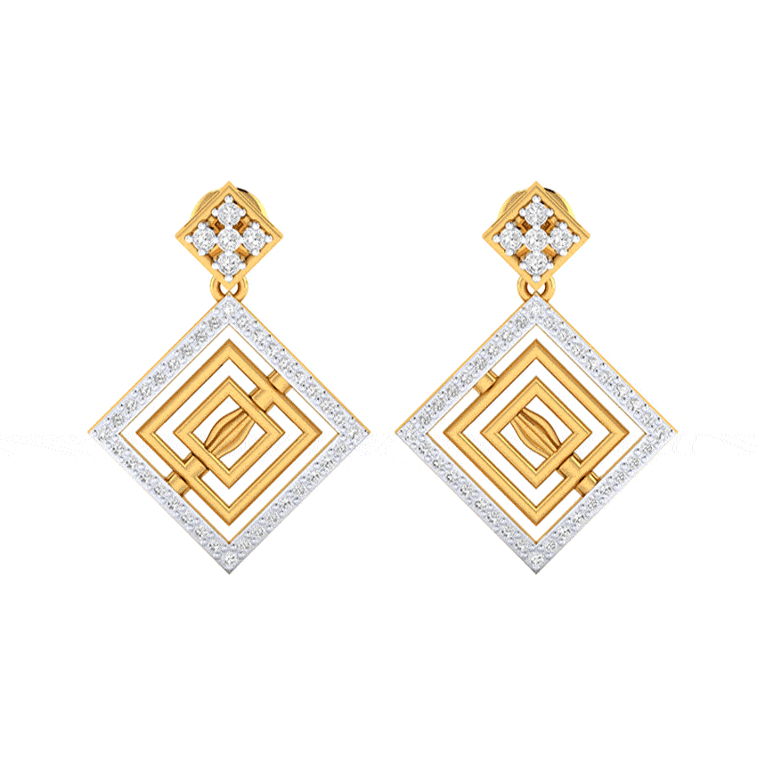 Ivory Brilliance Diamond Earrings Tops