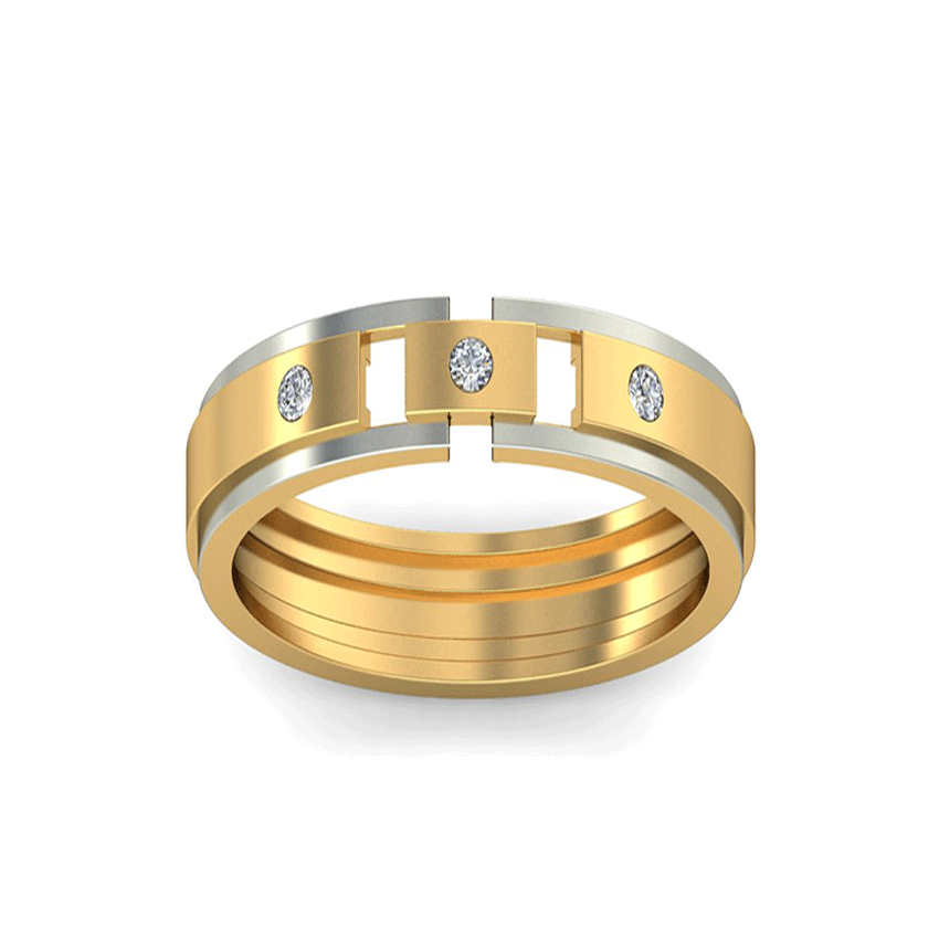Zenith Diamond Men's Ring