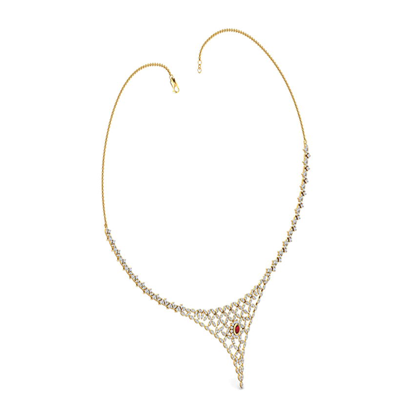 Chic Serenity Diamond Necklace Set