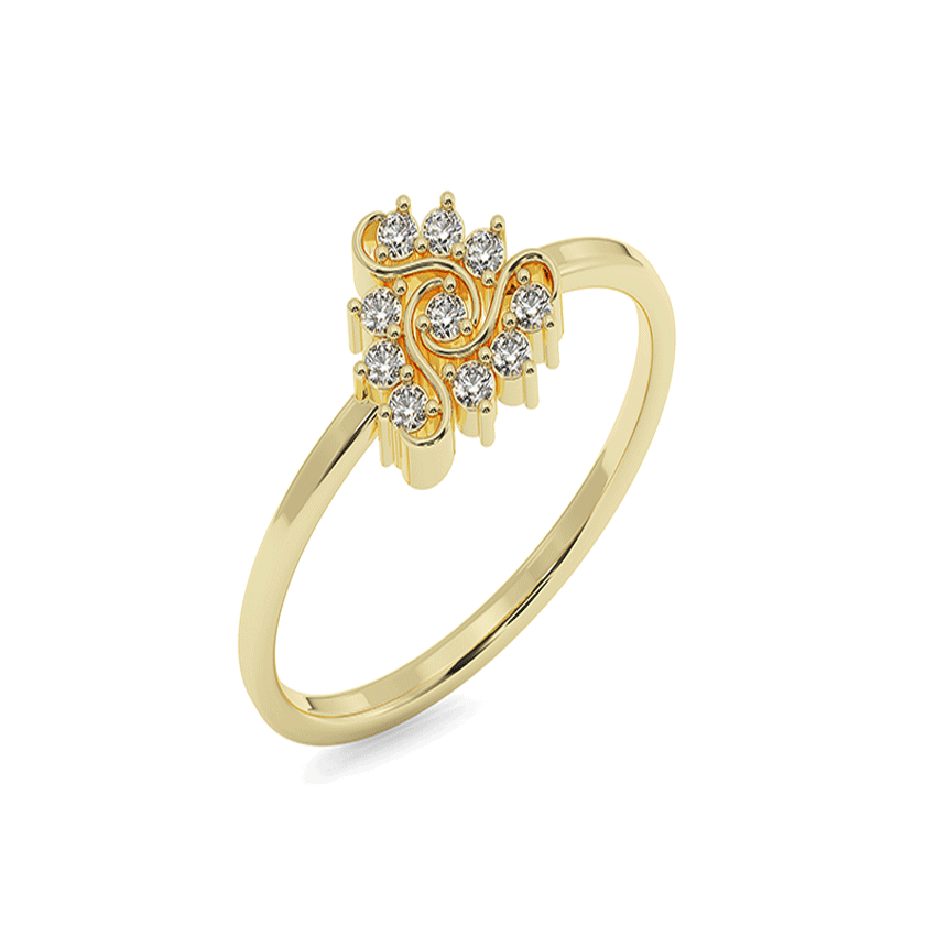 Sleek Brilliance Diamond Ring