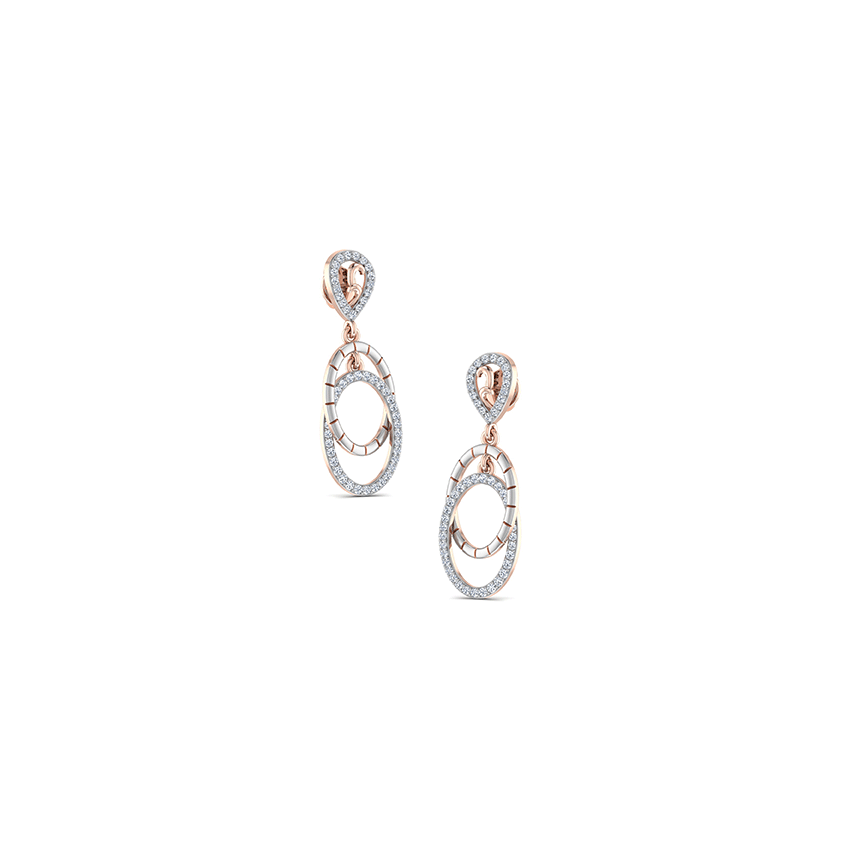 Opulent Glint Diamond Earrings