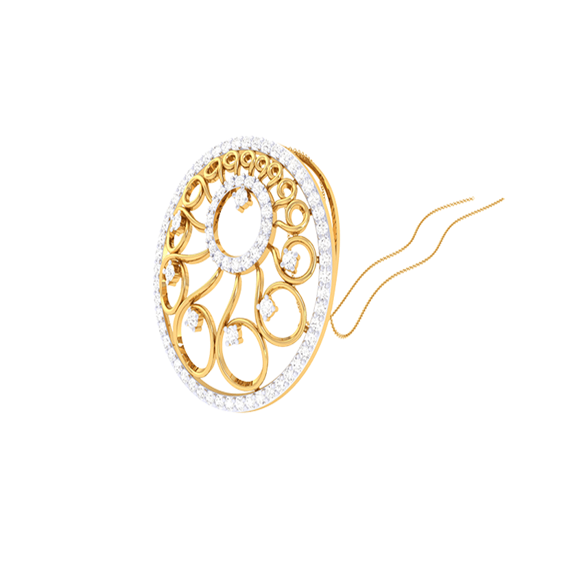 Diamond Ethereal Beam Pendant