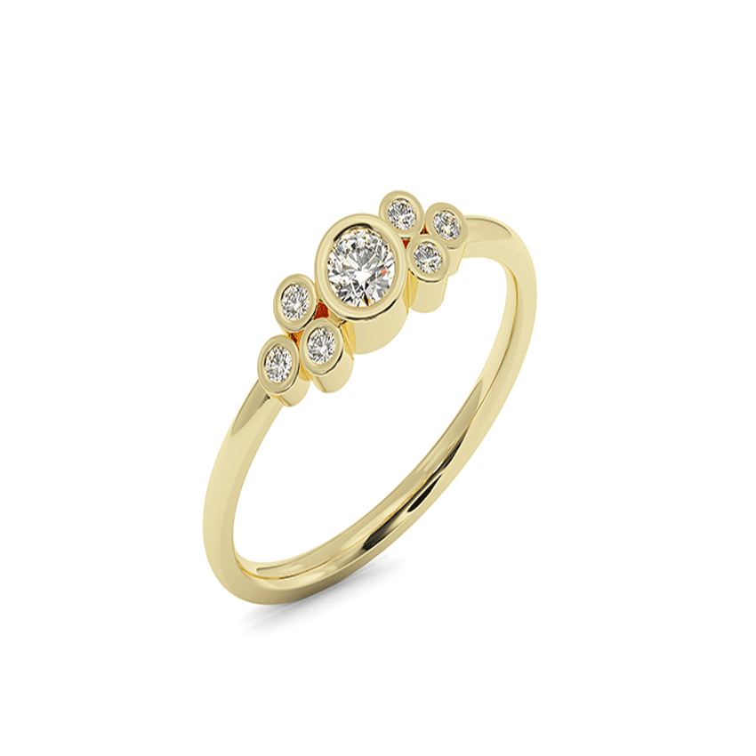 Radiant Glow Diamond Ring