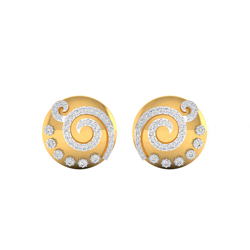 Dewdrop Glow Diamond Earrings Tops