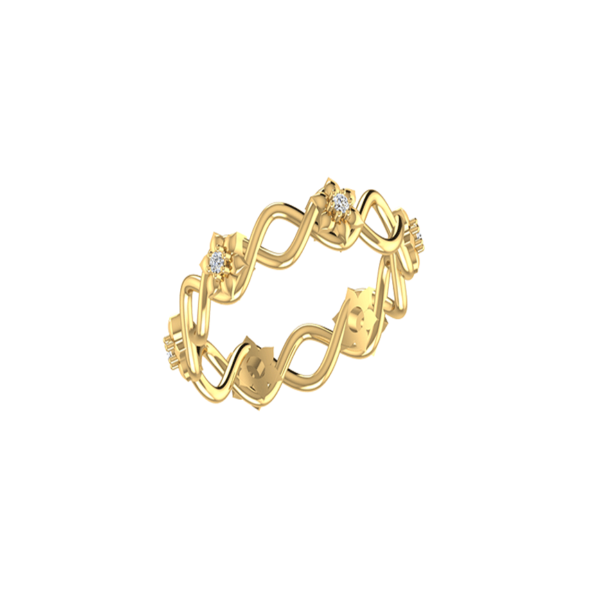 Imperial Glow Diamond Band Ring