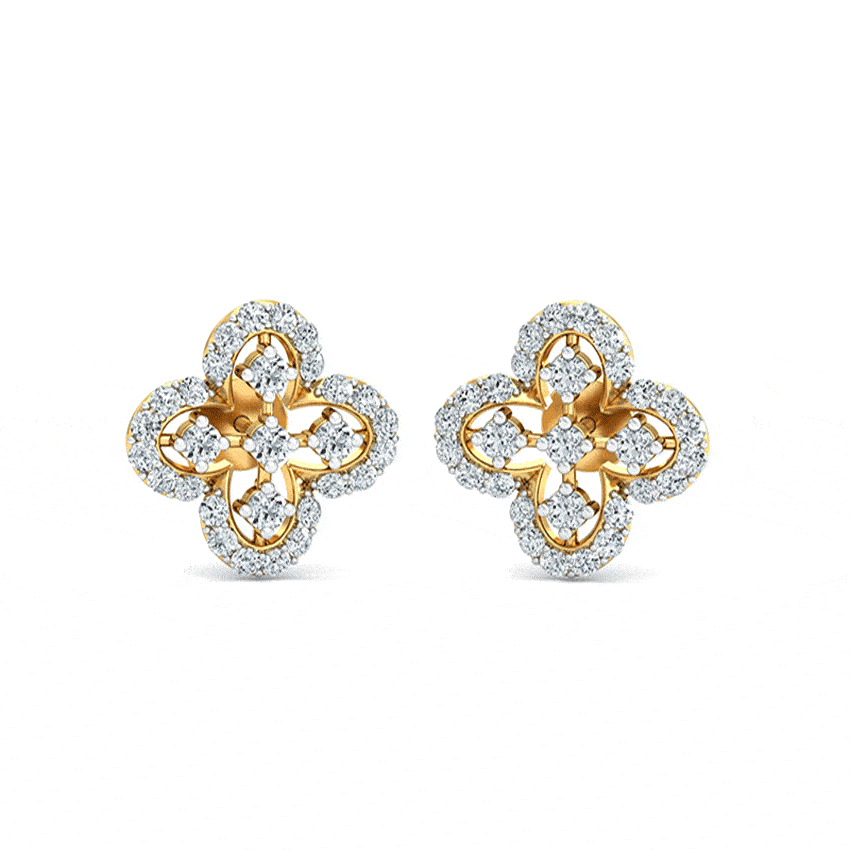 Moonlit Diamond Earrings
