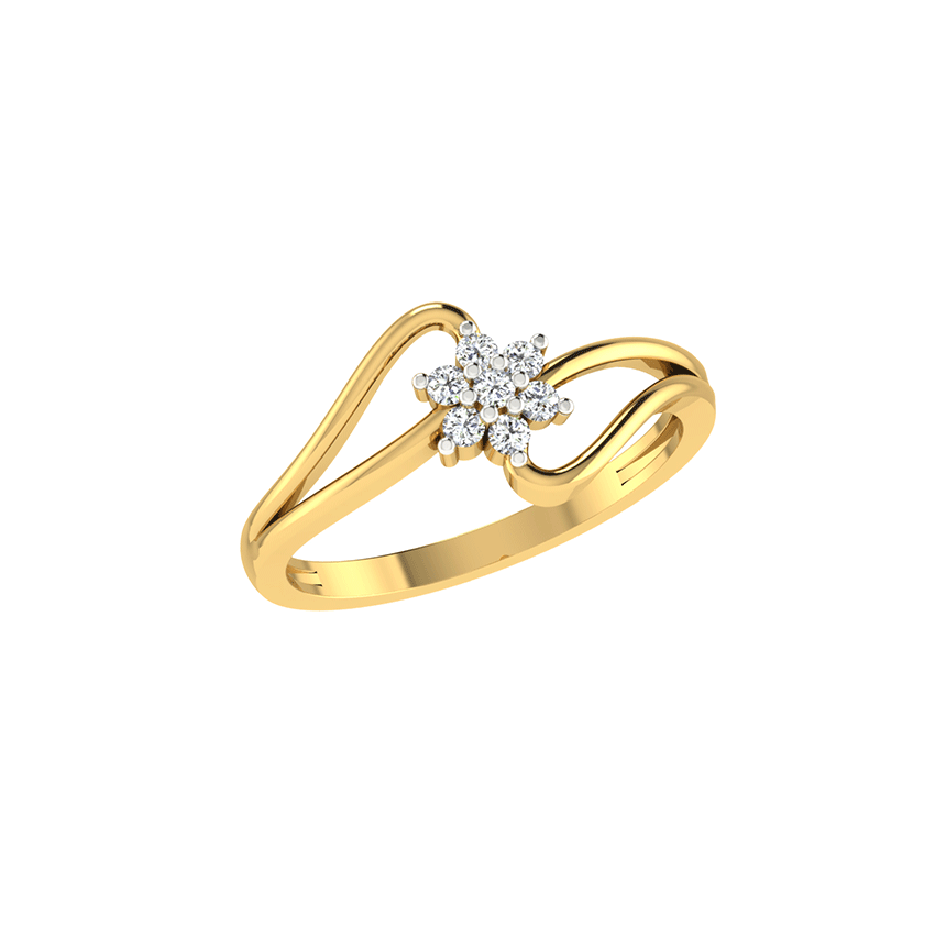 Thistle Shine Diamond Ring