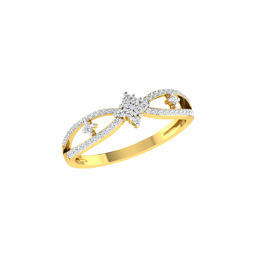 Shinecurve Diamond Ring