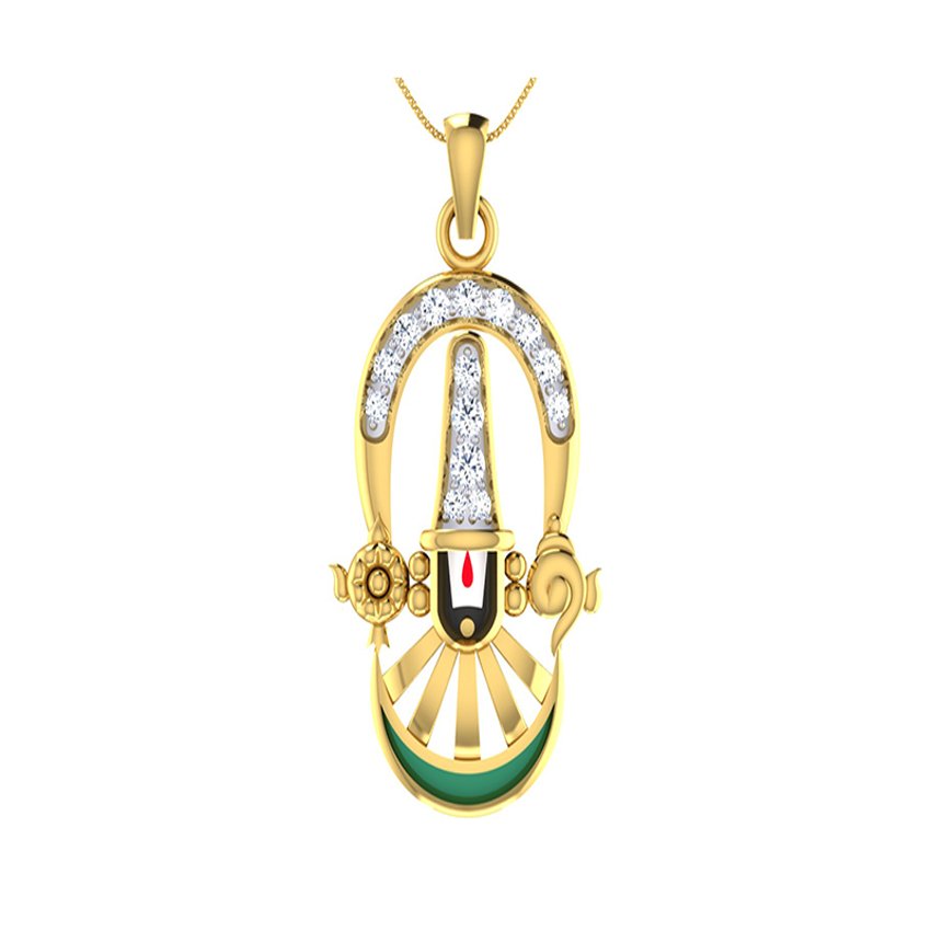 Balaji Diamond Pendant of Pure Grace
