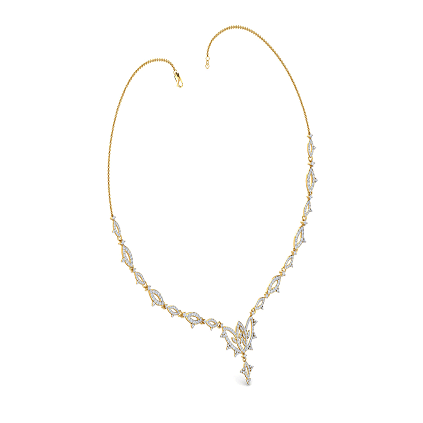 Romantic Sparkle Diamond Necklace Set