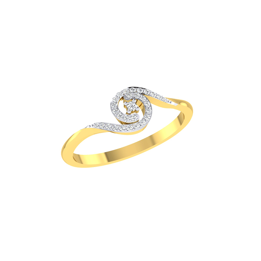 Glintdrop Diamond Ring