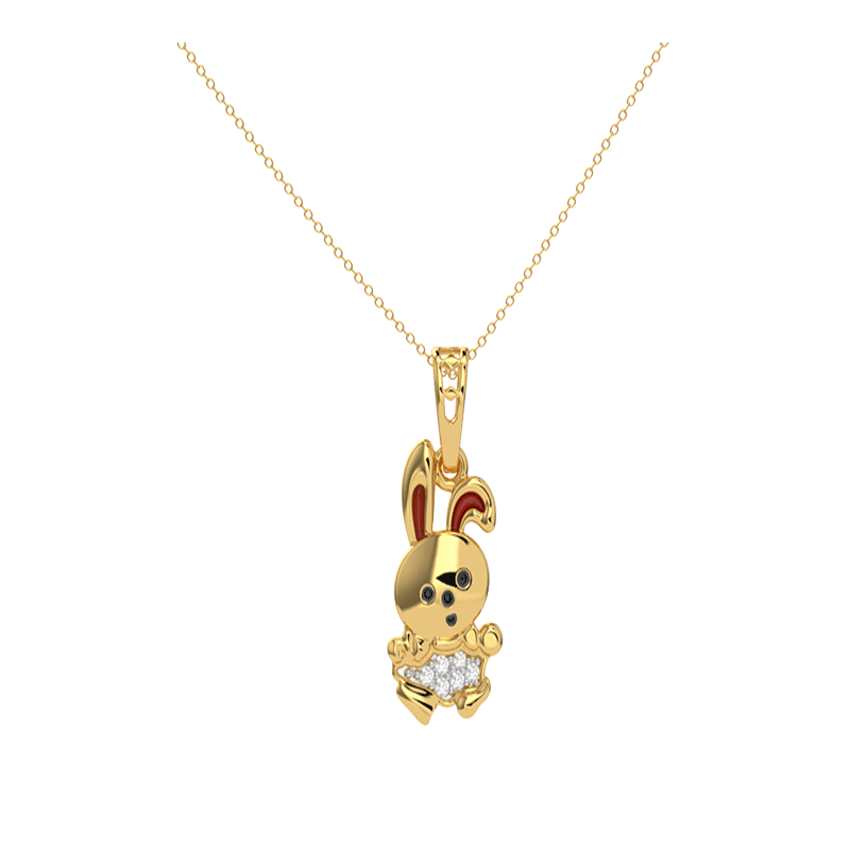 Teddy Love Diamond Pendant