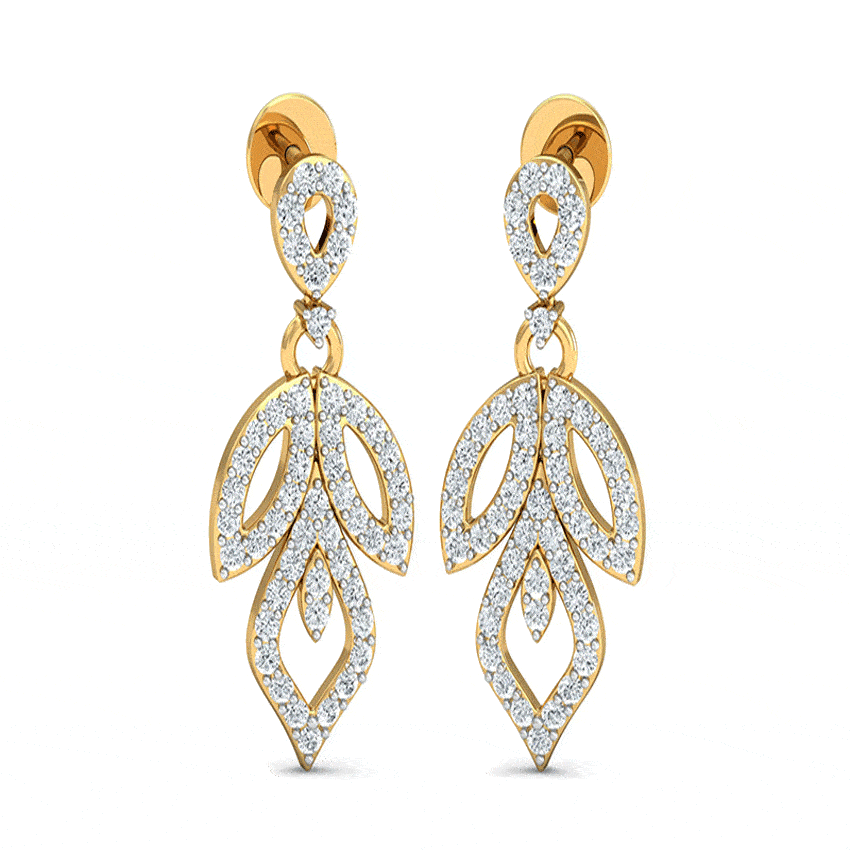 Misty Dawn Diamond Earrings