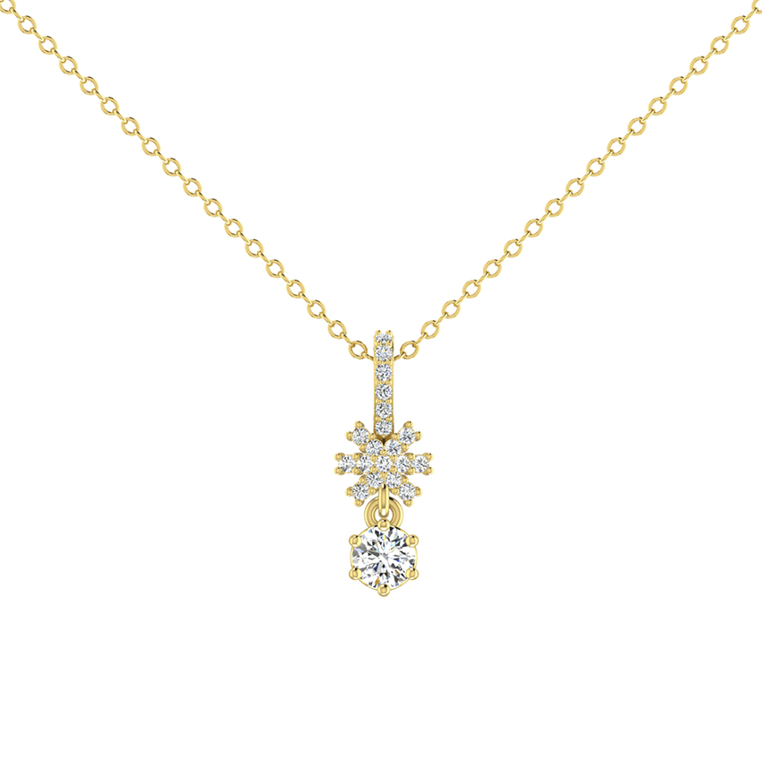 Ivory Ash Diamond Pendant