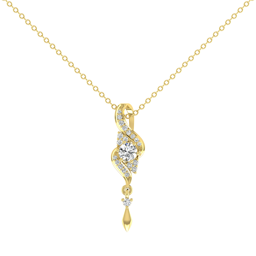 Charmed Ray Diamond Pendant