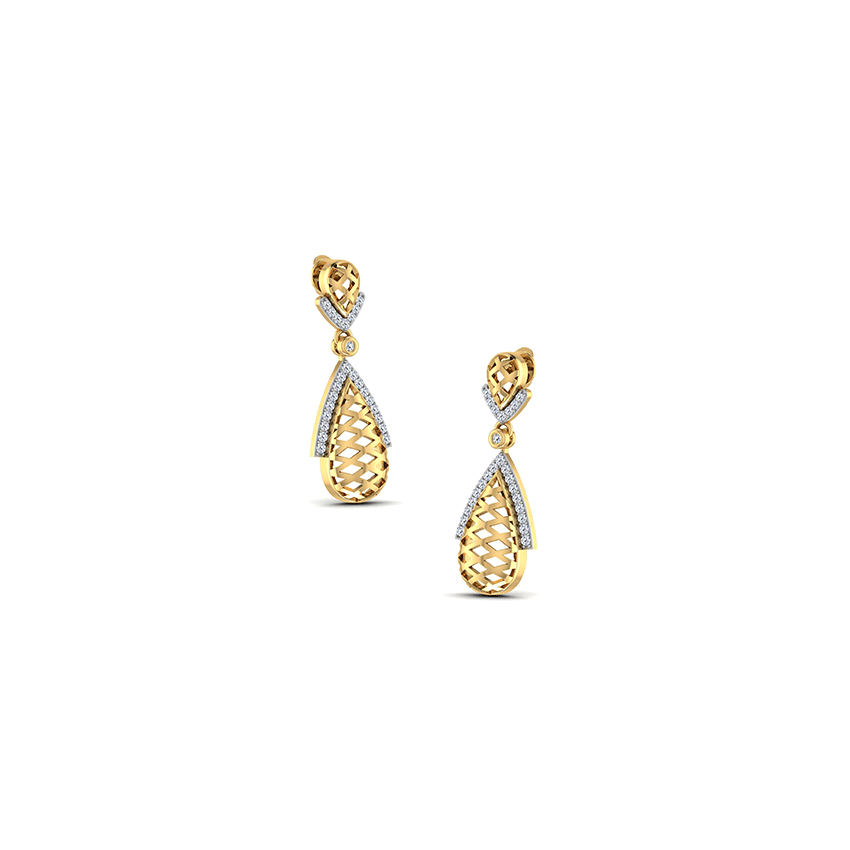 Regal Star Diamond Earrings