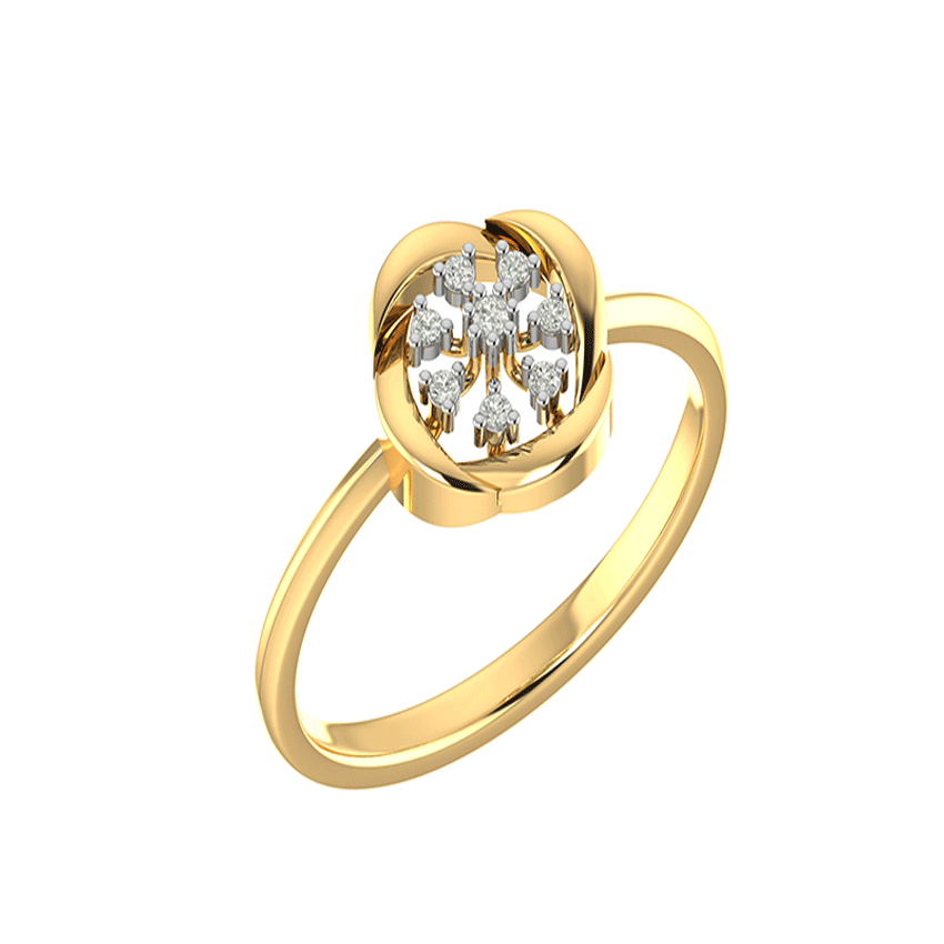 Radiant Whisper Diamond Ring