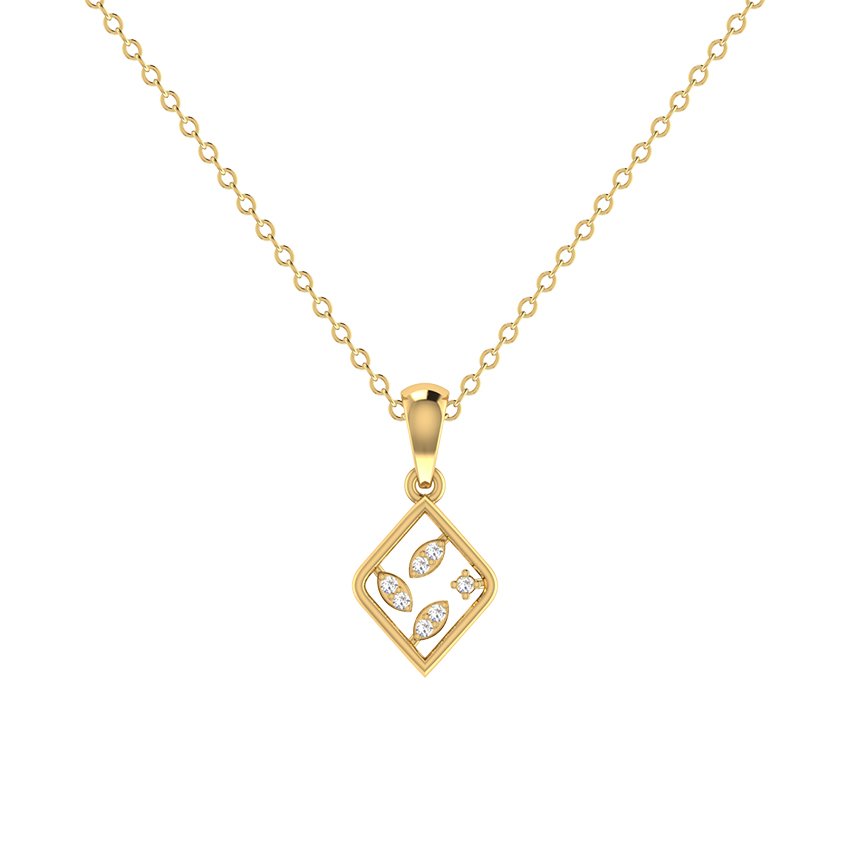 Gleaming Wish Diamond Pendant