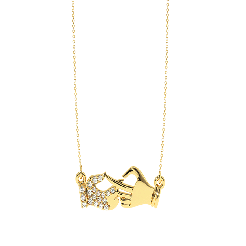 Sparkling Soul Diamond Love Pendant