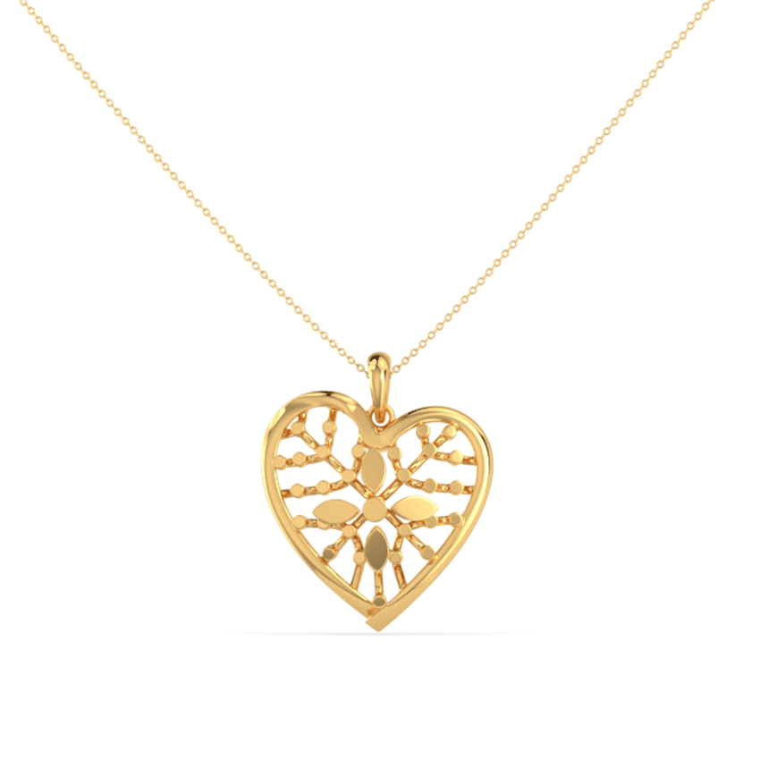 Ember Line Gold Pendant