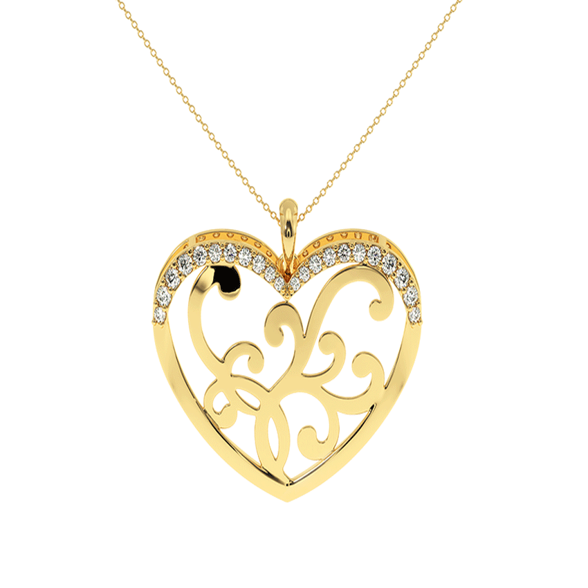 Cherished Embrace Diamond Love Pendant