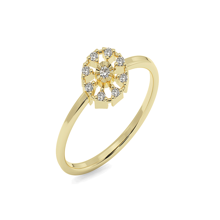 Ethereal Glint Diamond Ring