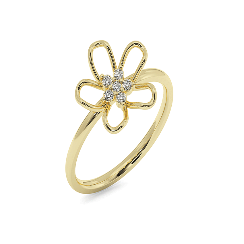Ember Glow Diamond Ring