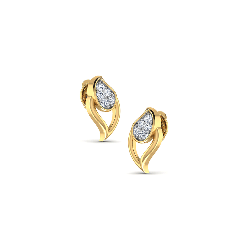 Celestial Wave Diamond Earrings
