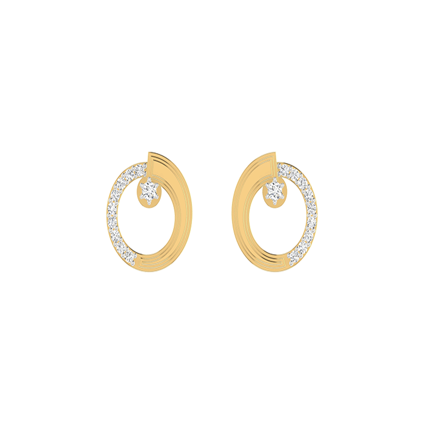 Everyday Diamond Charm Earrings