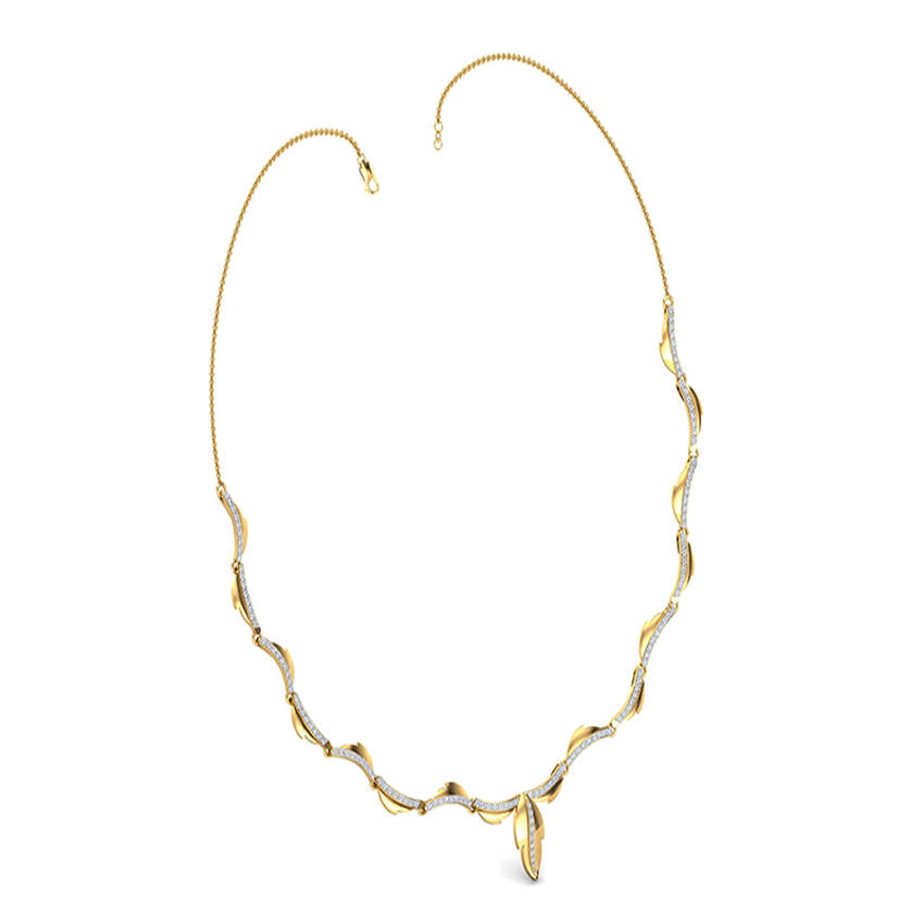Floral Fantasy Diamond Necklace Set
