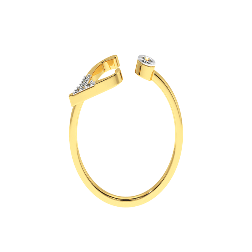 Lustre Diamond L Ring