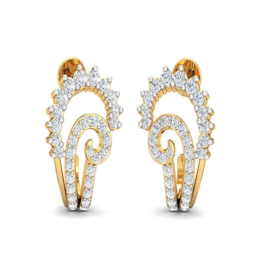Diamond Wave Earrings
