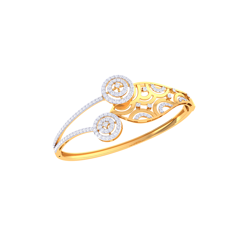 Golden Whisper Diamond Bracelets
