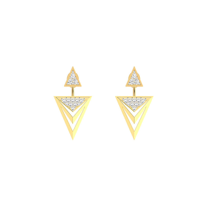 Shiny Diamond Earrings
