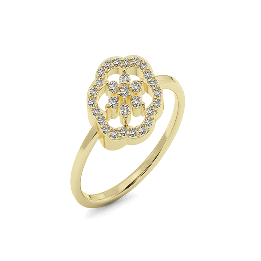 Hushed Shine Diamond Ring