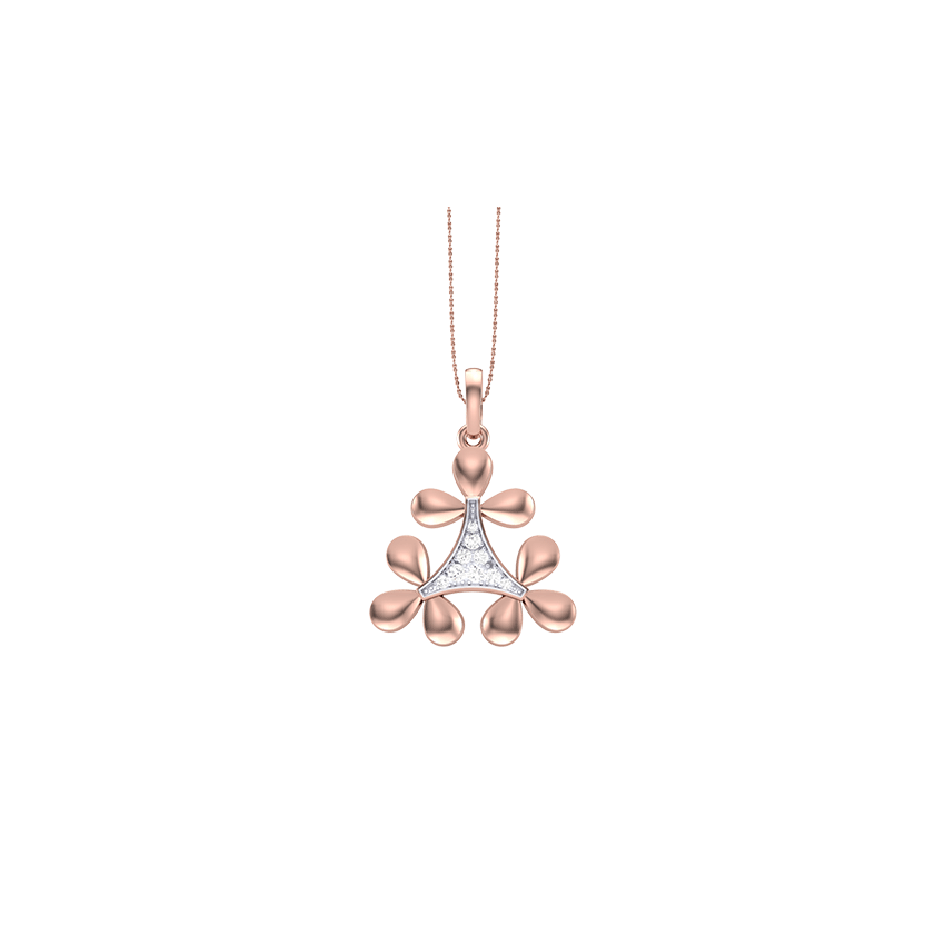 Golden Verse Diamond Pendant