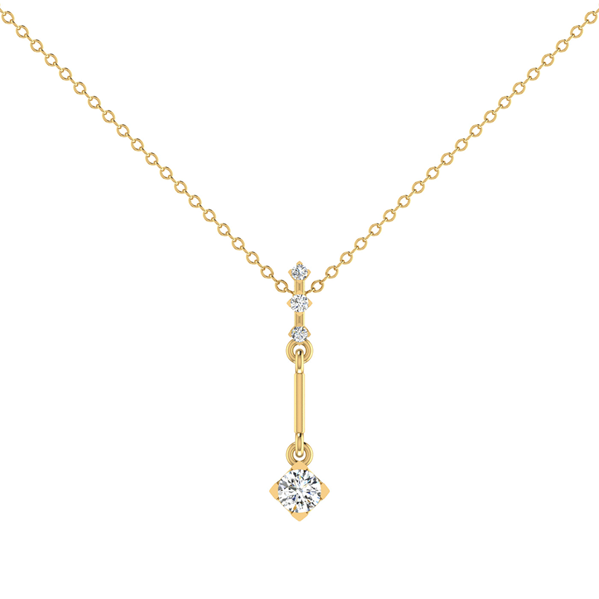 Aurora Blush Diamond Pendant