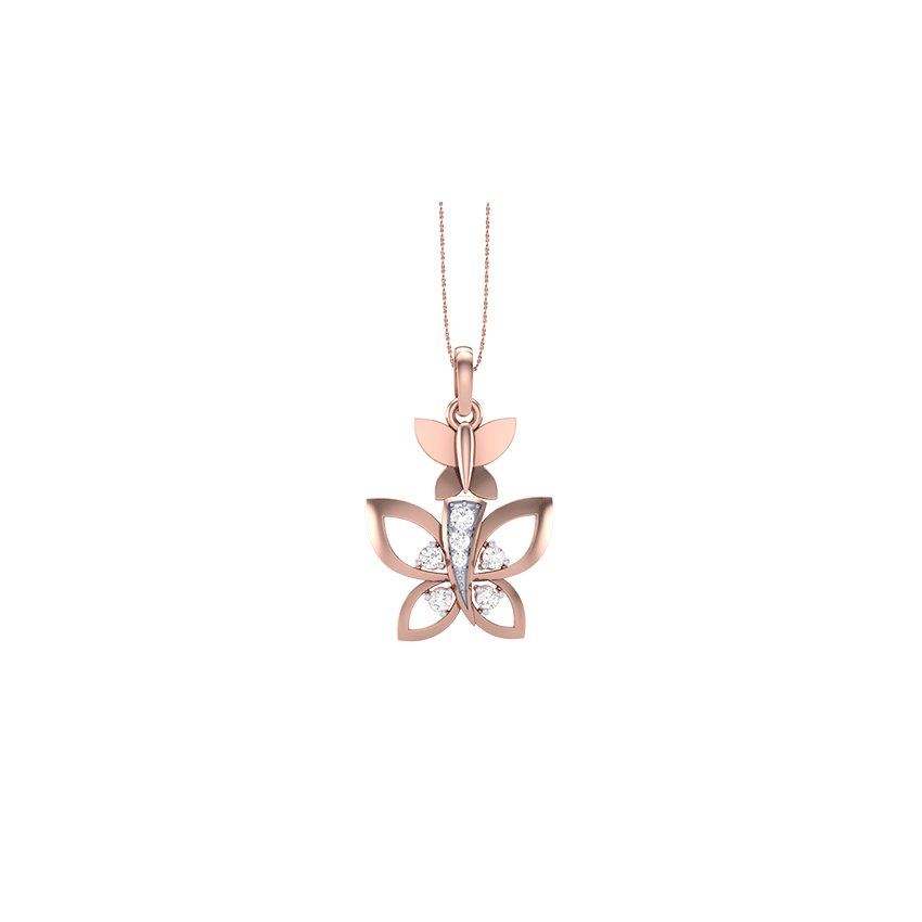 Satin Lace Diamond Pendant