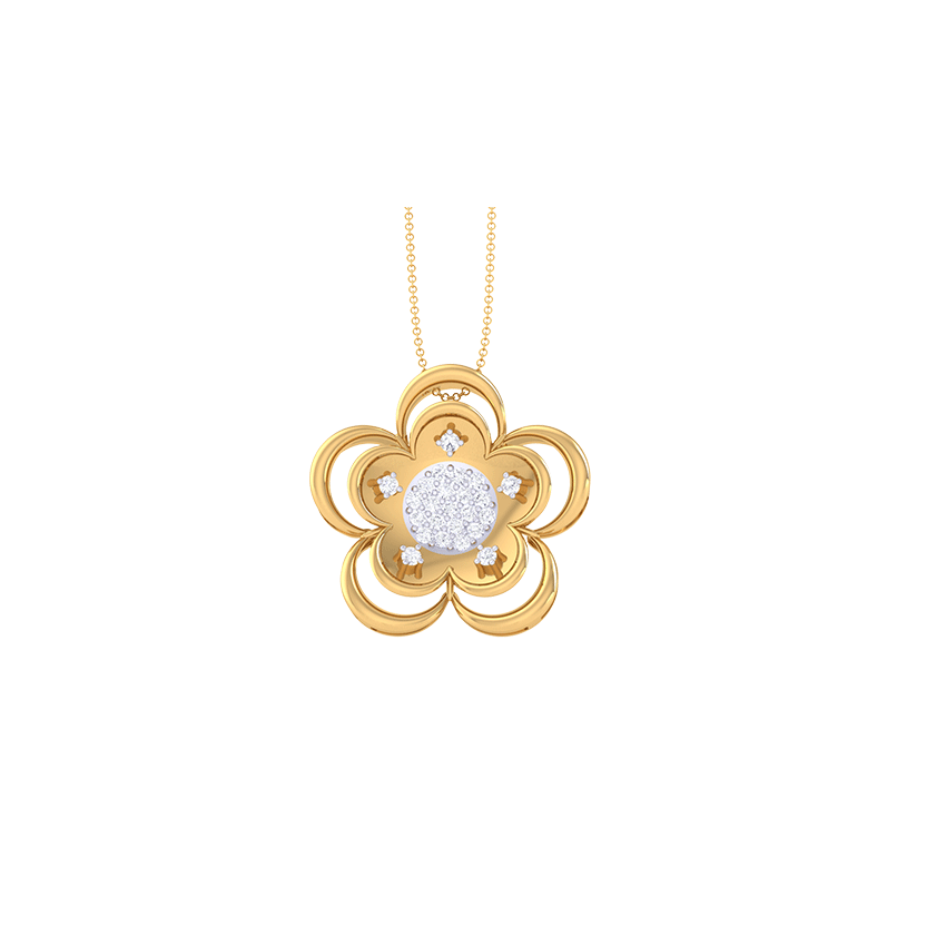 Midnight Glint Diamond Pendant