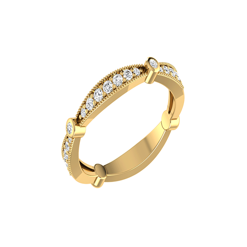 Divine Spark Diamond Band Ring