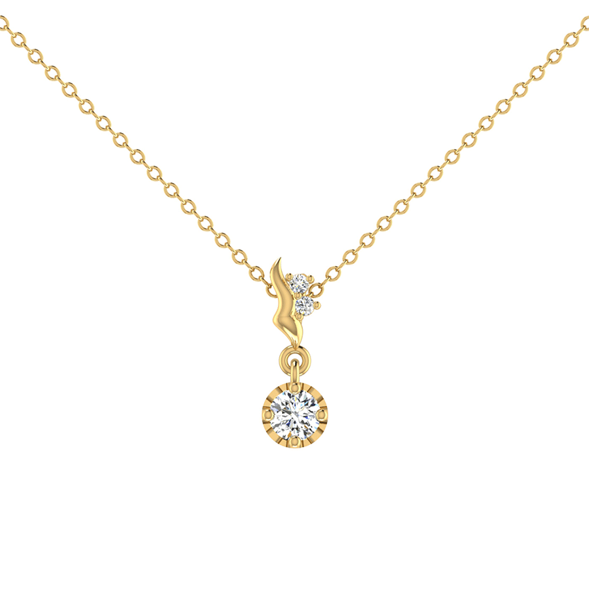 Gilded Pearl Diamond Pendant