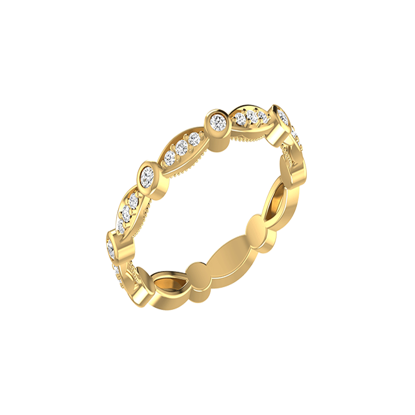 Blissful Infinity Diamond Band Ring