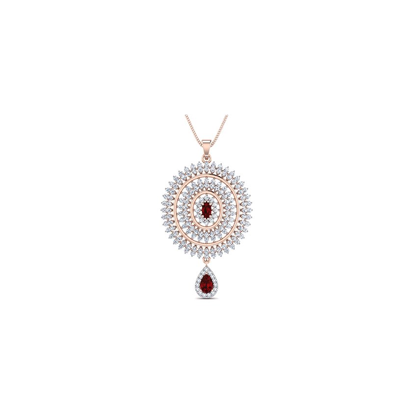 Sunlit Gleam Diamond Pendant Set