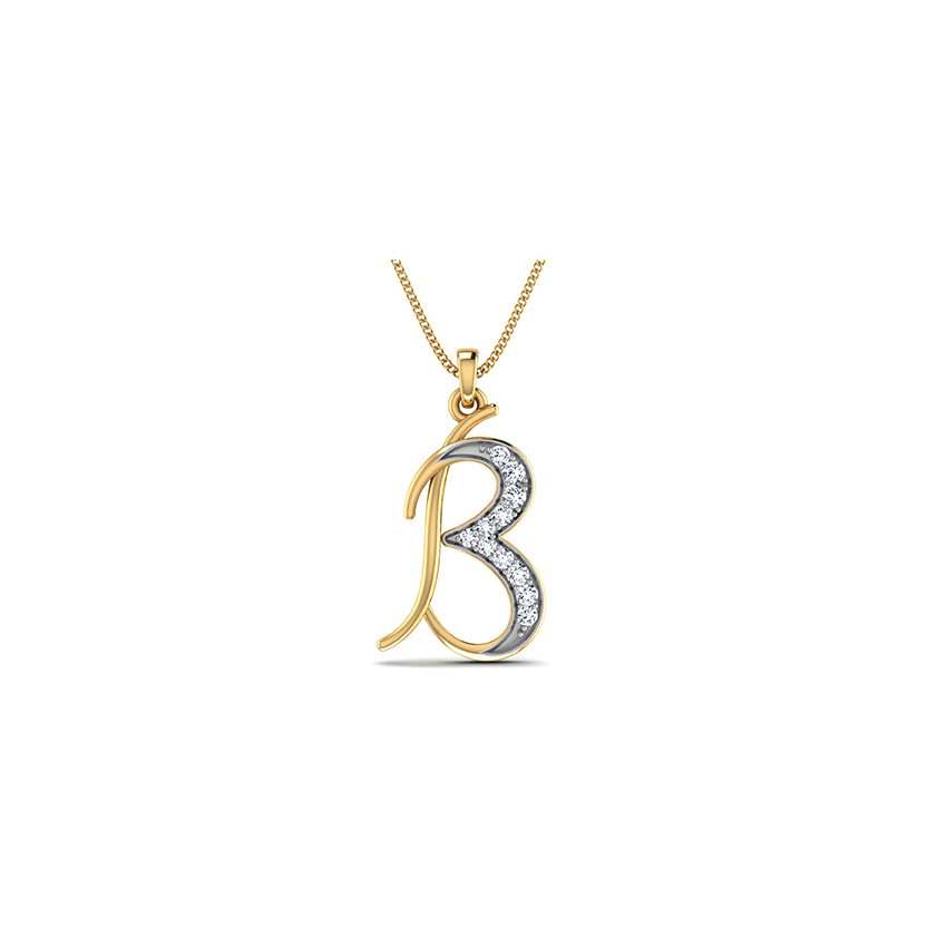 Lunar Echo Diamond Pendant