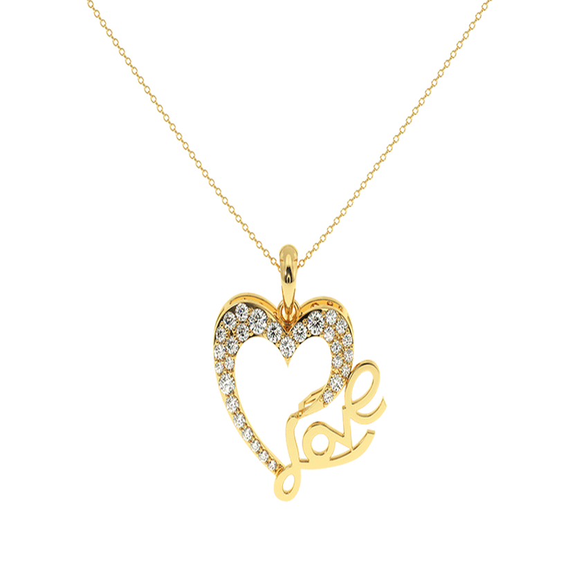 Precious Bond Diamond Love Pendant