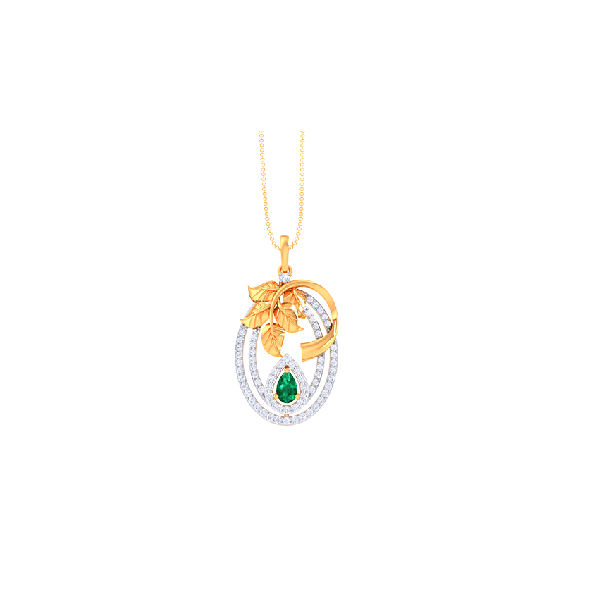 Crimson Wink Diamond Pendant